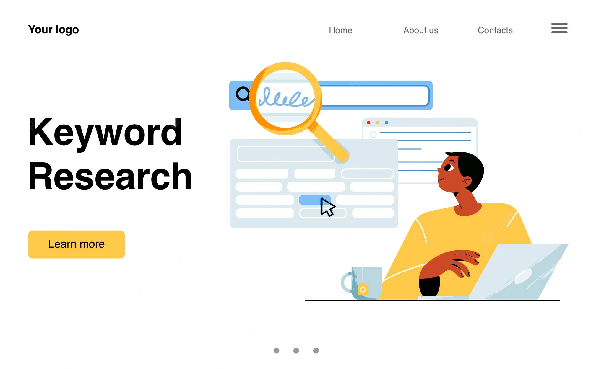 how to add keywords to a website