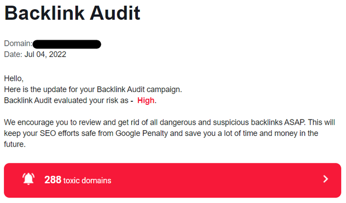 Backlink Audit