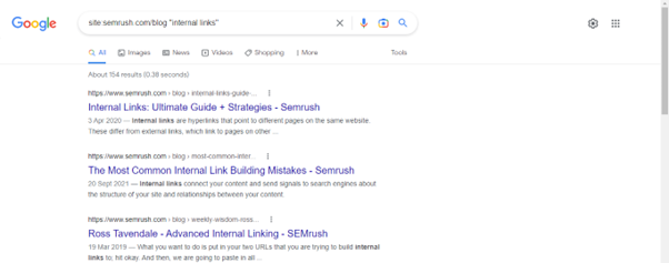 Internal Link Building Method