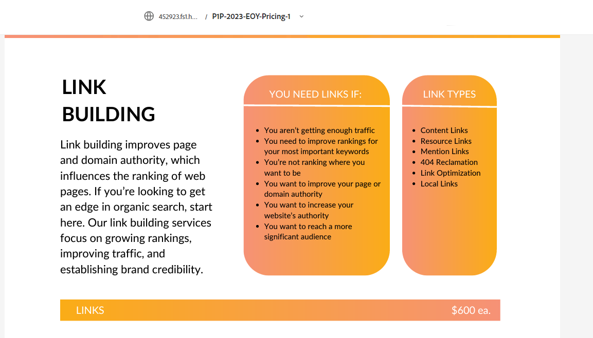 page one power pricing