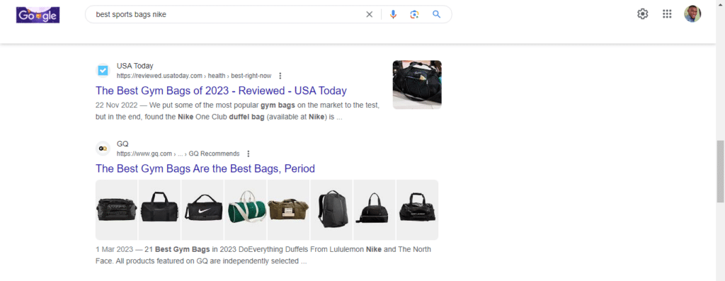 Example product roundup post showing ecommerce link building opportunity