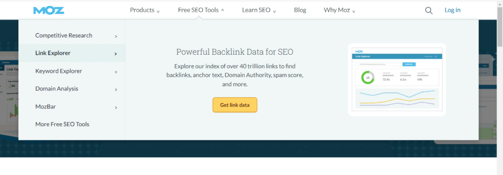 moz link explorer