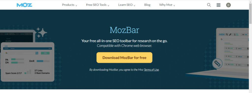 mozbar tool