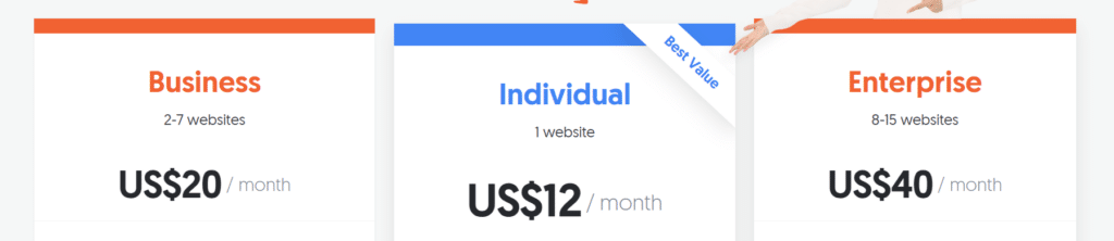 5.ubersuggest pricing