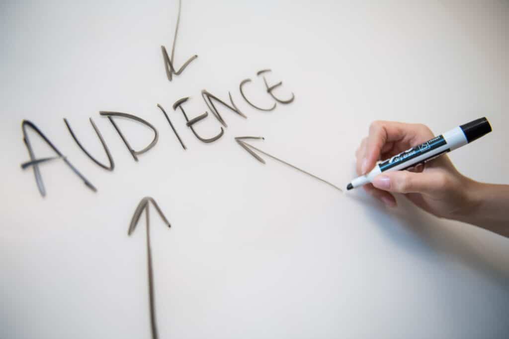writing the word audience