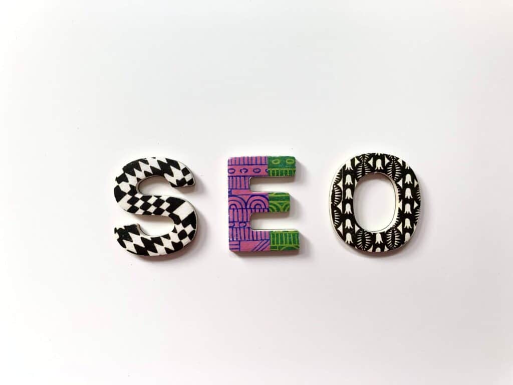 SEO spelled out